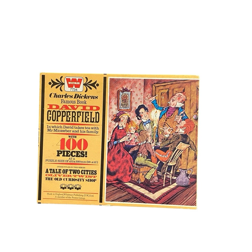Vintage Whitman 400 Piece David Copperfield Charles Dickens Puzzle #7734 England